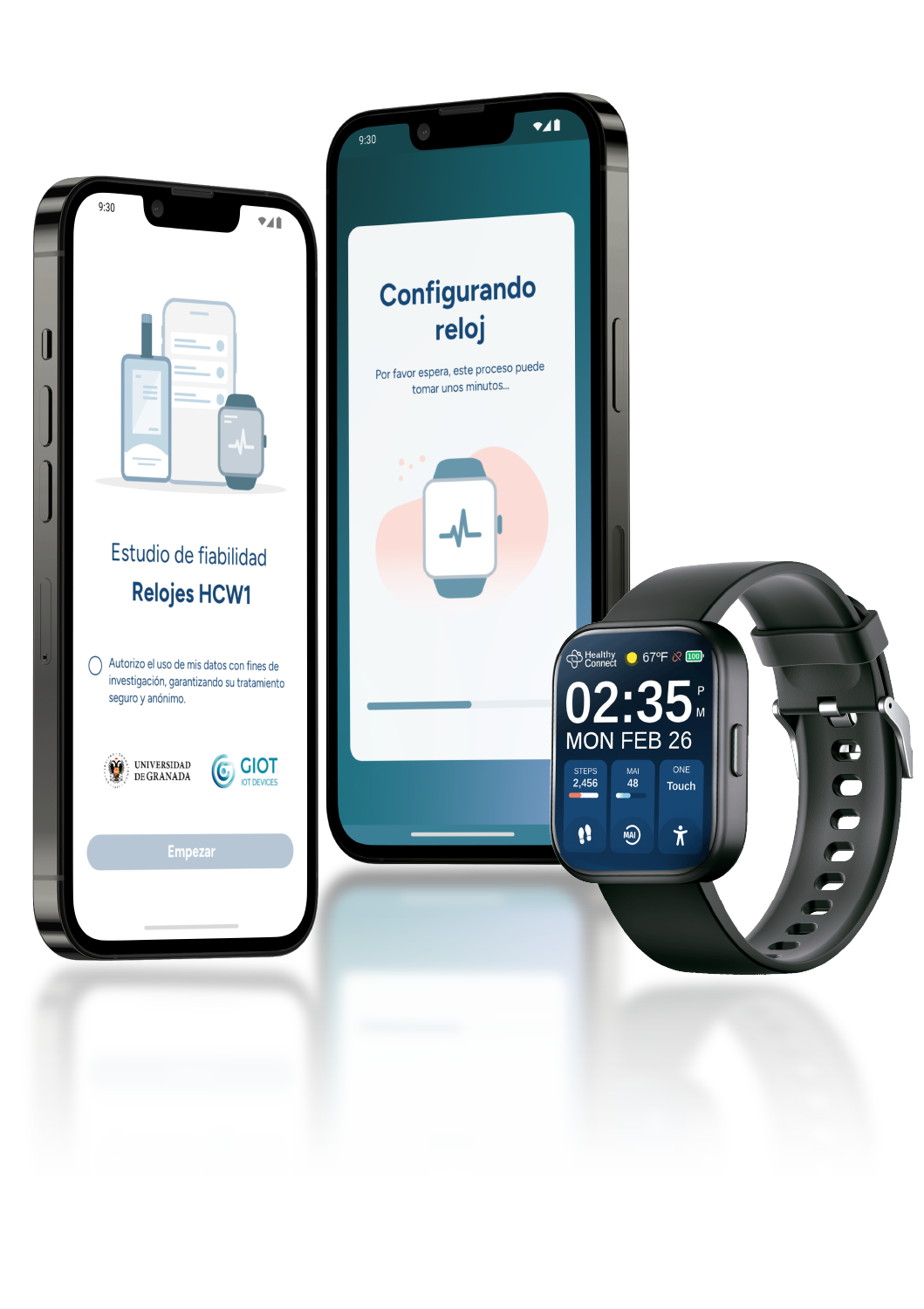 Estudio Smartwatches - Vista principal